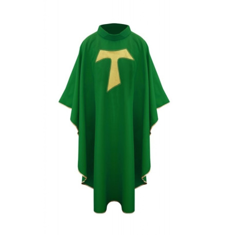 Chasuble franciscaine avec croix TAU
