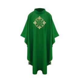 Chasuble symbole IHS - vert
