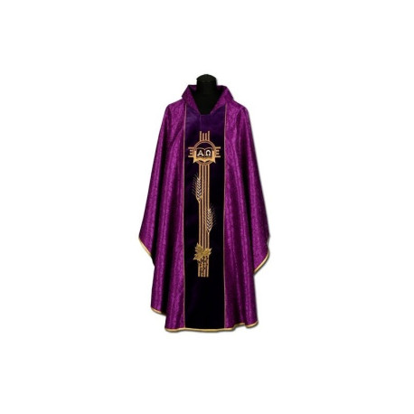 Chasuble de damas, ceinture de velours (002)
