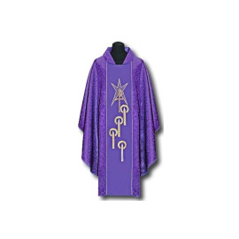 Chasuble brodée - Avent