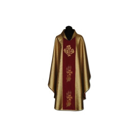 Chasuble brodée or foncé (014)