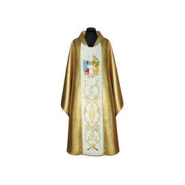 Chasuble brodée de la Sainte Famille