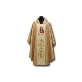 Chasuble brodée du Christ-Roi