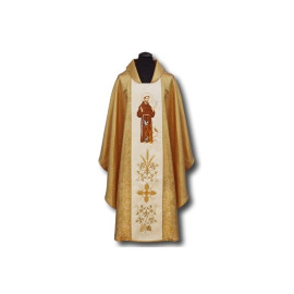 Chasuble brodée de Saint François (2)