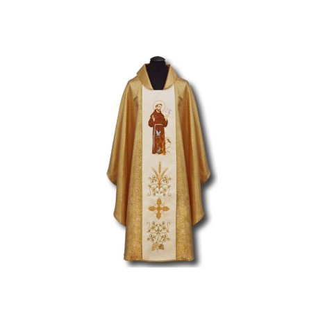 Chasuble brodée de Saint François (2)