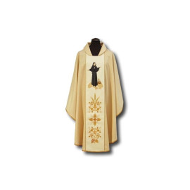 Chasuble brodée de sainte Faustine