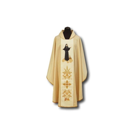 Chasuble brodée de sainte Faustine