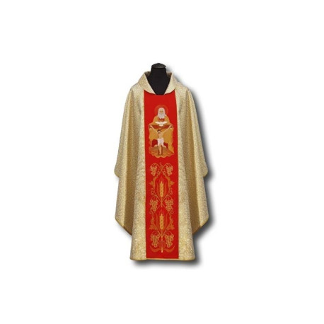 Chasuble brodée de la Sainte Trinité