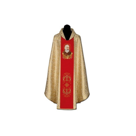 Chasuble brodée de Padre Pio