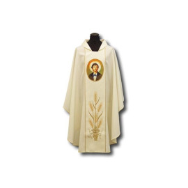 Chasuble de saint Dominique - icône peinte