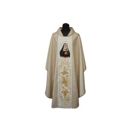 Chasuble brodée St. Rita