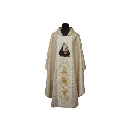 Chasuble brodée St. Rita