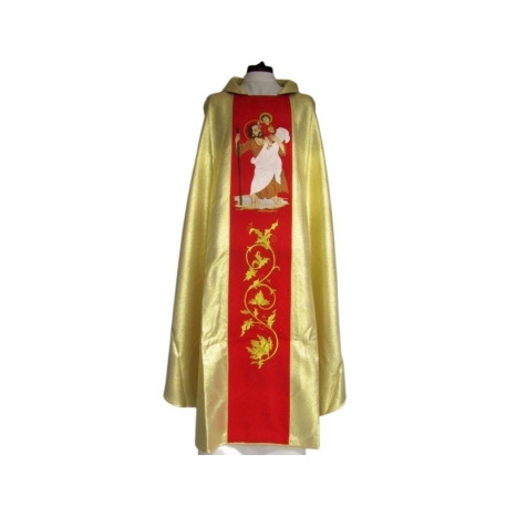 Chasuble en or de Saint-Christophe