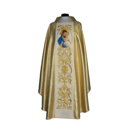 Chasuble du Bon Pasteur - couleur or (1)