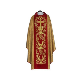 Rosette de chasuble - large ceinture brodée (13)