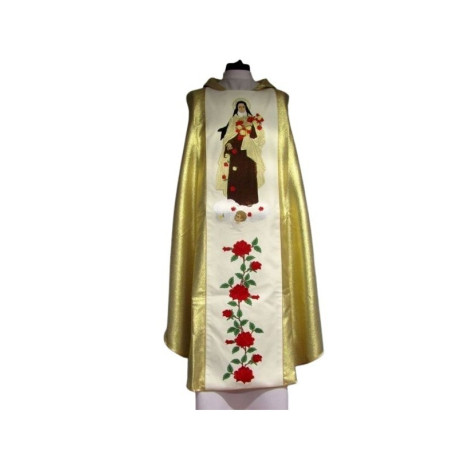 Chasuble brodée - Sainte Thérèse
