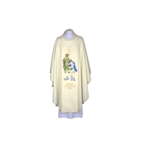 Chasuble de Noël - brodée (186)