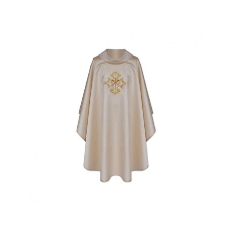 Chasuble gothique Alpha et Omega (22)