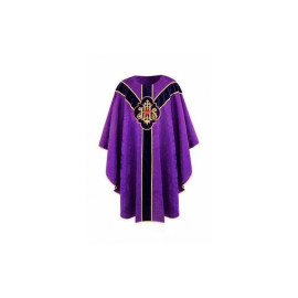 Chasuble semi-gothique - violet (35)