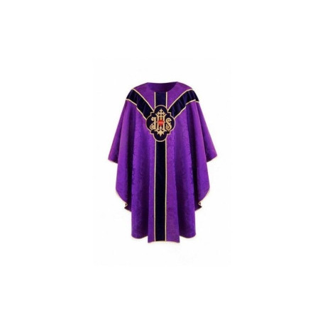 Chasuble semi-gothique - violet (35)