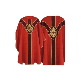 Chasuble semi-gothique - rouge (36)