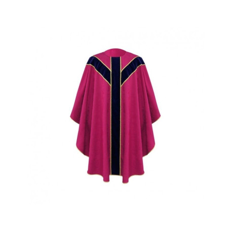 Chasuble semi-gothique - rose (37)