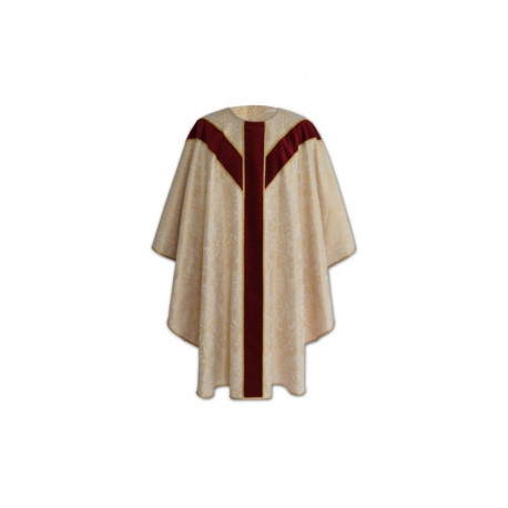Chasuble semi-gothique - couleurs liturgiques (38)