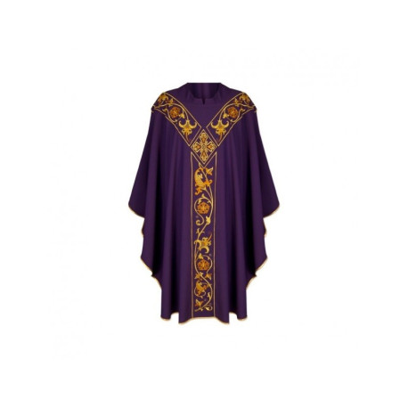 Chasuble semi-gothique - couleurs liturgiques (39)