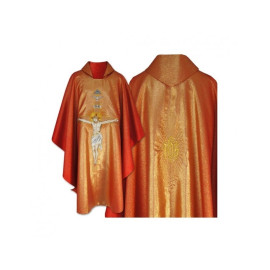 Chasuble gothique - Crucifixion de Jésus (24)