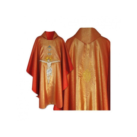 Chasuble gothique - Crucifixion de Jésus (24)