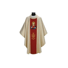 Chasuble gothique - Cœur de Jésus (28)