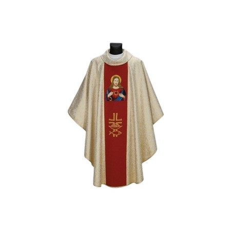Chasuble gothique - Cœur de Jésus (28)