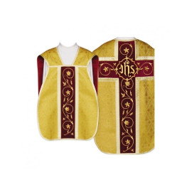 Chasuble romaine IHS - or (27)