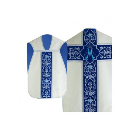 Chasuble mariale romaine - écru (30)