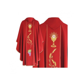 Chasuble gothique calice brodé (35)