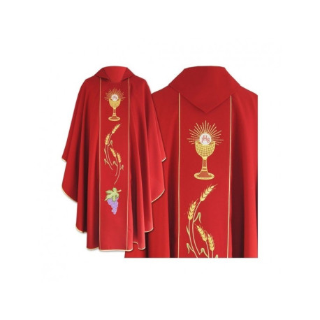 Chasuble gothique calice brodé (35)
