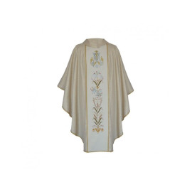 Chasuble mariale brodée or (24)