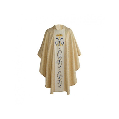 Chasuble mariale brodée or (25)