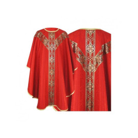 Chasuble semi-gothique - couleurs liturgiques (47)