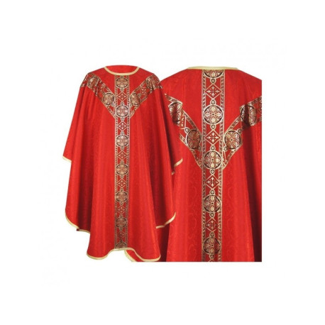 Chasuble semi-gothique - couleurs liturgiques (47)