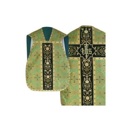 Chasuble romaine avec manipulateur, bourse et voile pour calice (3)