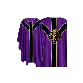 Chasuble semi-gothique - couleur violet (49)