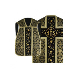 Chasuble romaine avec manipulateur, bourse et voile pour calice (8)