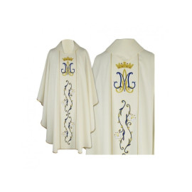 Chasuble gothique brodée Marianne (36)