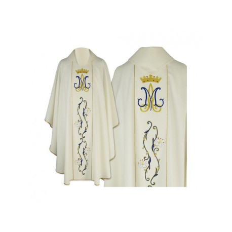 Chasuble gothique brodée Marianne (36)