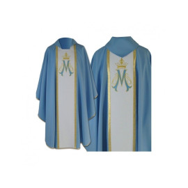 Chasuble mariale gothique brodée (22)