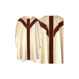 Chasuble semi-gothique - motifs dorés (74)