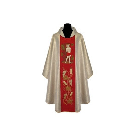 Chasuble brodée Saint Sébastien