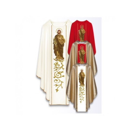 Chasuble avec l'image de saint Joseph