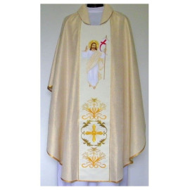 Chasuble brodée - Christ ressuscité (47)